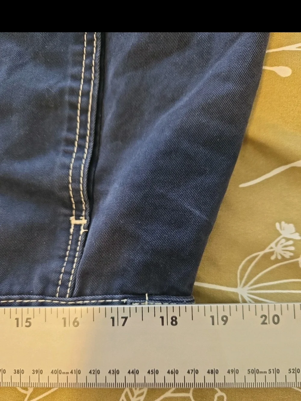 Men’s Navy Sleeveless Denim Vest XL Comfort Denium,vintage,unique.Orig